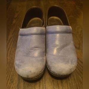 Light blue Dansko clogs Size 38